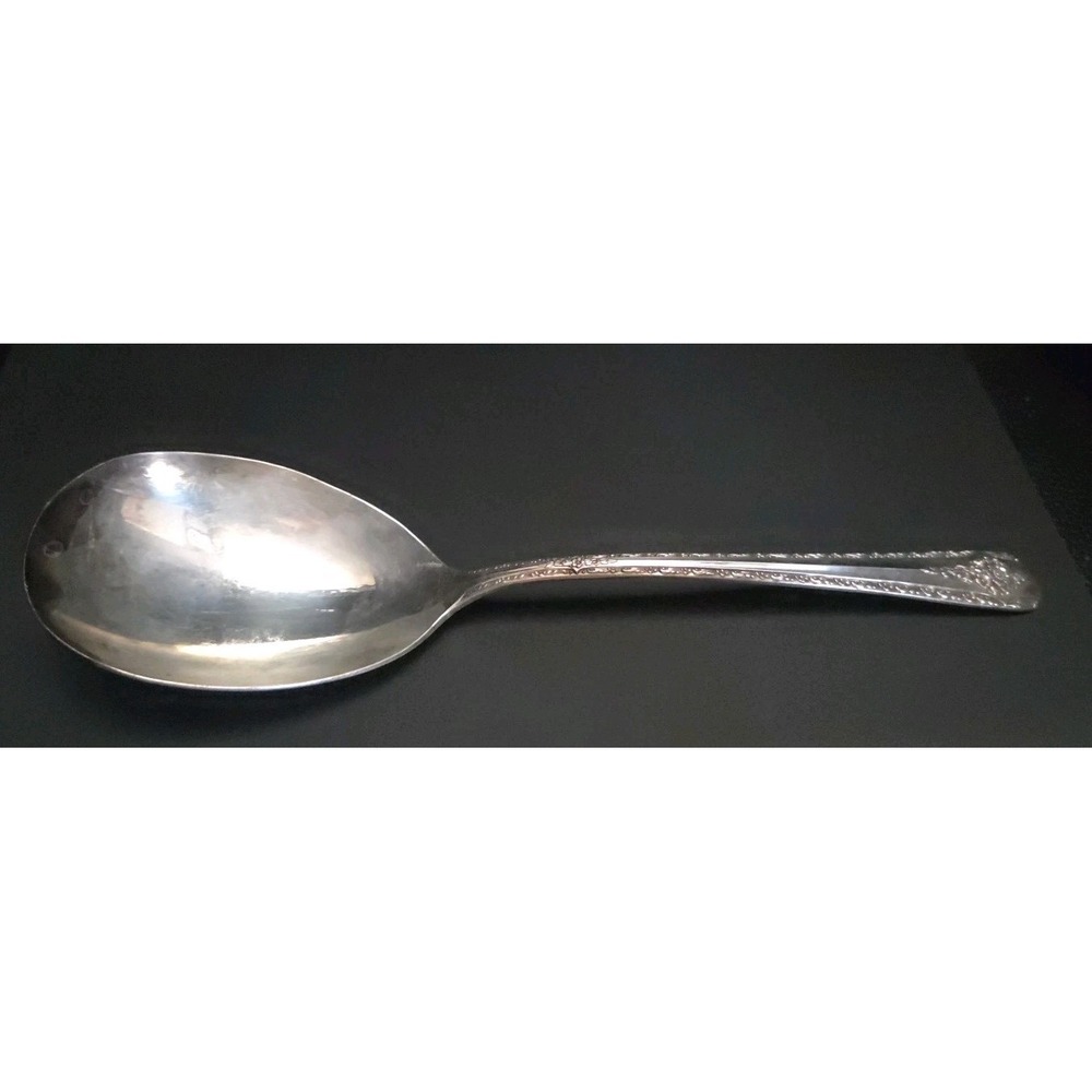 Solid‎ Smooth Casserole Spoon Elegance Rogers AA Silverplate, 1954 INSELELG